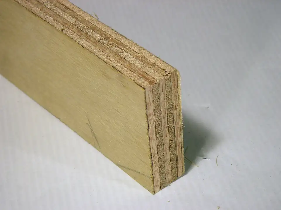 Plywood — showroom stock photo 1